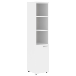 Шкаф колонка с глухой малой дверью (L) и топом XHC 42.5(L) 432х432х1955 XTEN