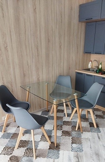 Стол обеденный стеклянный XS-1262