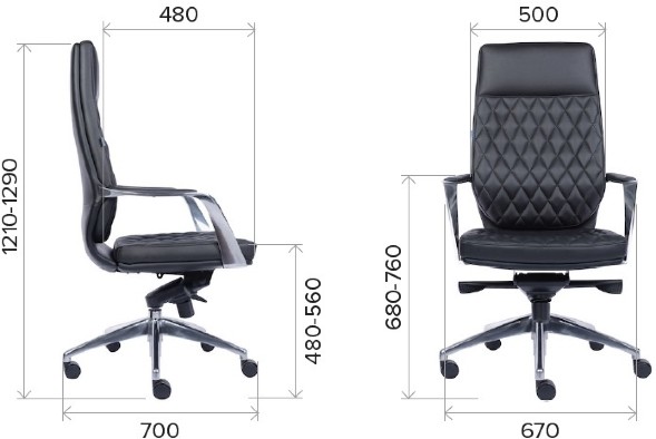 Кресло Everprof Roma Экокожа Черный