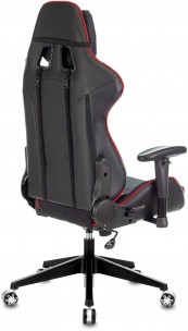 Кресло игровое Zombie VIKING 4 AERO белый/синий/красный искусст.кожа/ткань с подголов. крестовина пластик
