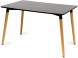 Стол Oslo Rectangle BK, 120х80 см
