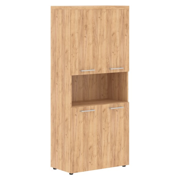 Шкаф с 2-мя комплектами глухих малых дверей и топом THC 85.4 856х450х1968 TORR-Z